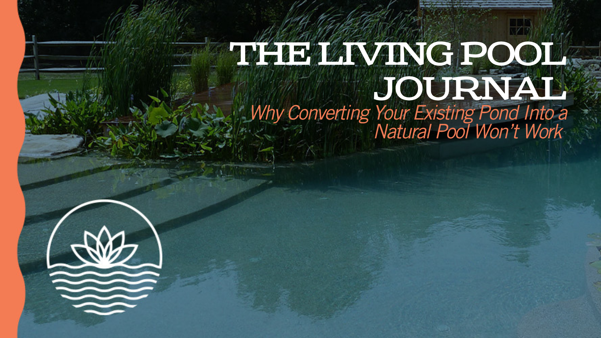 Why Converting Your Existing Pond Into a Natural Pool Won’t Work